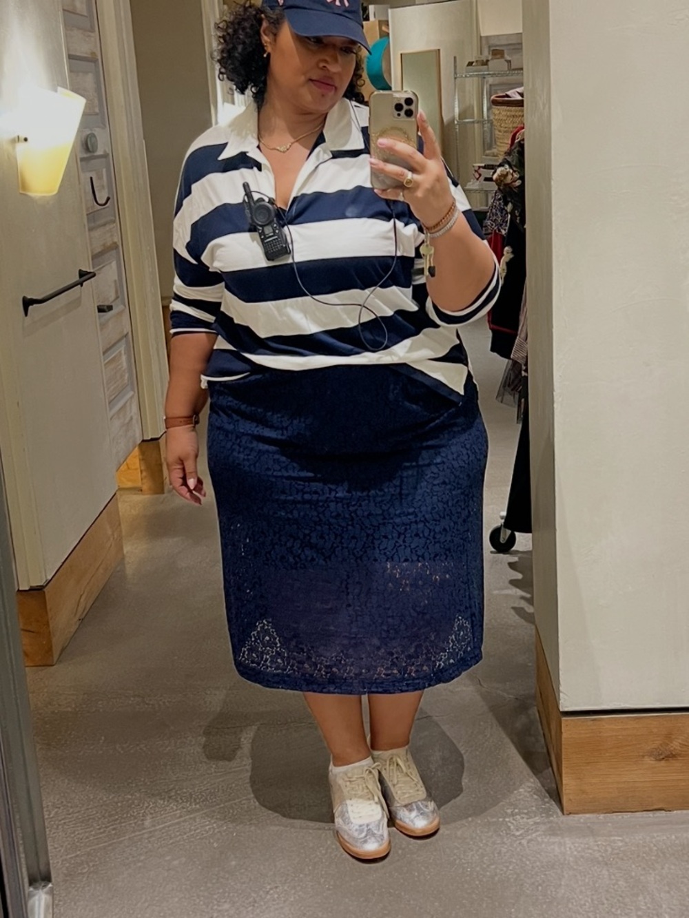 Old Navy Lace Skirt Blue
